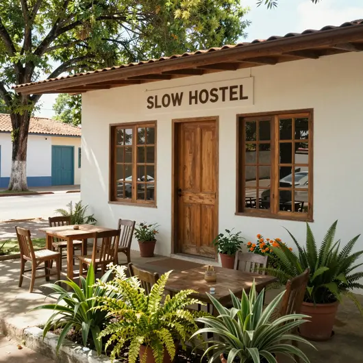 Descubra o Slow Hostel
