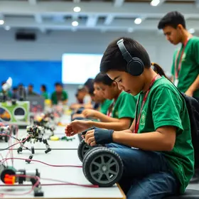 Mais de 500 alunos da Rede Municipal de João Pessoa participam da Olimpíada Brasileira de Robótica Olimpíada Brasileira de Robótica